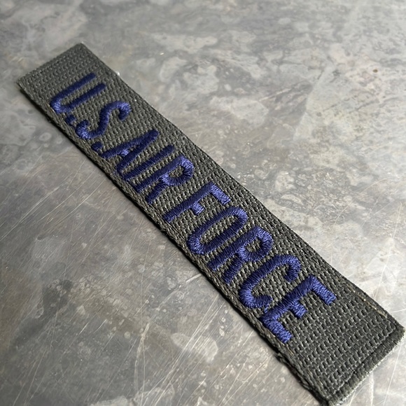 U.S. AIR FORCE embroidered tape patch - vintage - Picture 6 of 10